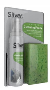 Silver 125 ml čistilna pena z gobico