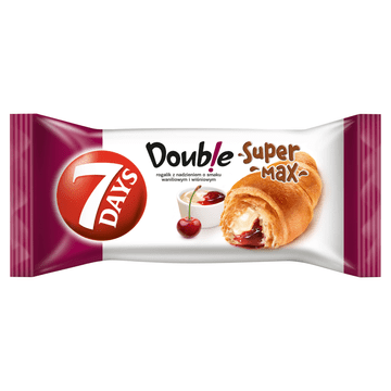 shumee 7 Days Doub!e Super Max rogljiček z nadevom iz vanilije in češenj 110 g