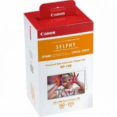 shumee Barvna kartuša s črnilom Canon RP-108 (8568B001) + komplet papirja 100 x 148 mm (108 listov)