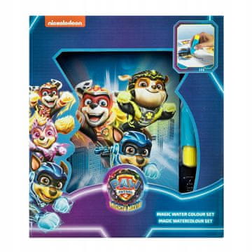 Undercover Pobarvanka Paw Patrol Water s kompletom za ustvarjanje čarobnih markerjev