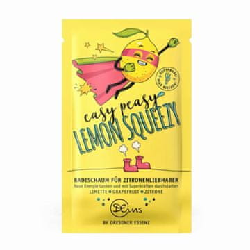 shumee Dresdner Essenz Easy Peasy limonina pena za kopel v stiskalnici 60 g