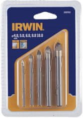 Irwin Komplet svedrov za steklo in ploščice Irwin 4–10 mm