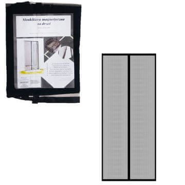 TOP GIFT RB72 Komarnik za vrata in balkonska okna, balkonska mreža z magneti, 210x100 magnetni