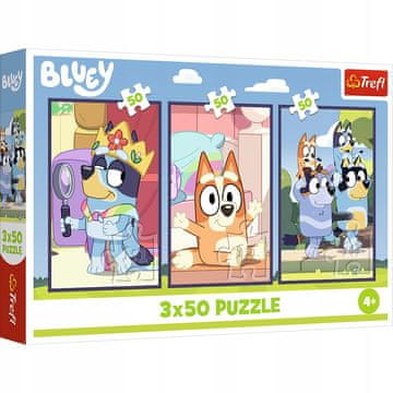 Trefl 34890 "3x50 - Blueyjeva družina" / BBC Bluey