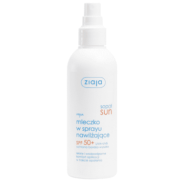 Ziaja Ziaja Sopot Sun vlažilno mleko v spreju SPF50+ UVA + UVB 170 ml