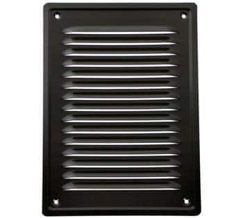 shumee Prezračevalna rešetka za dimnik 14x21 črna