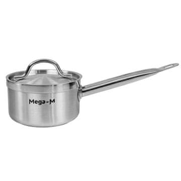 shumee Visoka ponev za catering s pokrovom Mega-M PRO 1,3 l premer 14 cm x višina 8,5 cm N