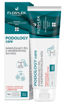 PODOLOGY CARE vlažilni gel s hesperidinom za noge 80 g