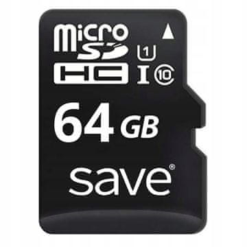 Save 64 GB pomnilniška kartica micro SD