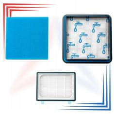 shumee 2x filtra za sesalnik Philips PowerPro Compact, Active, City, FC8010/02
