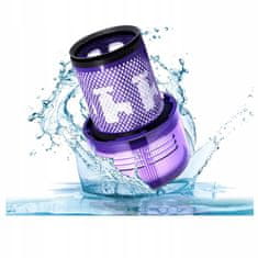 shumee 3 x pralni filter za Dyson V12 Detect Slim Absolute HEPA komplet