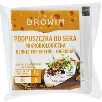 shumee Mikrobiološko sirilo za sir 5x1g na 100 L