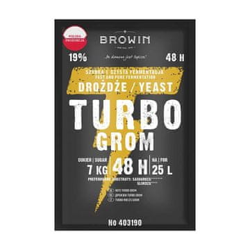 Browin Turbo Grom destilarni kvas 48 ur