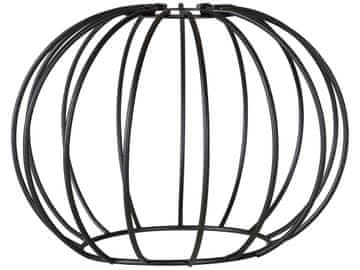 shumee Kovinski senčnik za svetilko E27 Loft okrogel žica 18x13