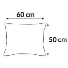 Darymex Prevleka za vzglavnik iz bombažnega satena 50x60, temno modra, mornarsko modra, gladka
