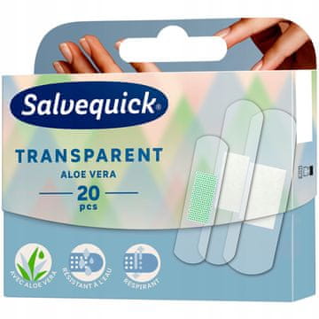 ORKLA Salvequick AL vera trans. 12X20/prozorno-zračno-vodoodporno z alojo/5254