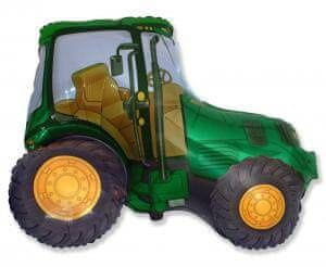 Flexmetal Folija balon - Traktor 60 cm zelen