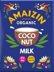Amaizin Kokosovo mleko - kokosov napitek BREZ guar gumija (17 % maščobe) BIO 200 ml - AM