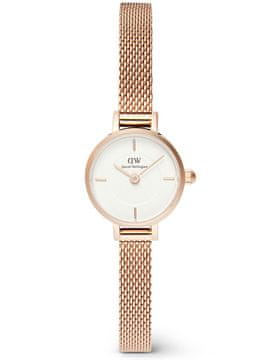 Daniel Wellington Ženska ura Daniel Wellington Petite Mini Rose Gold iz nerjavečega jekla 19 mm DW00100744 + ŠKATLA (zw523c)