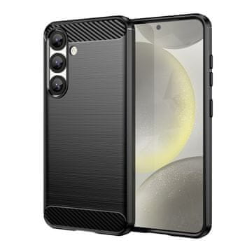 HURTEL Elastično silikonsko etui za Nothing Phone 3a Carbon Case – črno
