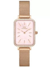 Daniel Wellington Ženska ura Daniel Wellington Quadro Lumine Bezel Melrose Pink DW00100669 + škatla (zw519j)