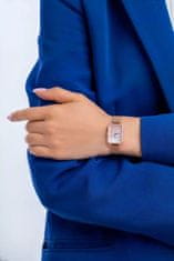 Daniel Wellington Ženska ura Daniel Wellington Quadro Lumine Bezel Melrose Pink DW00100669 + škatla (zw519j)