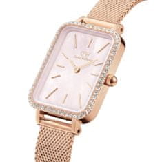 Daniel Wellington Ženska ura Daniel Wellington Quadro Lumine Bezel Melrose Pink DW00100669 + škatla (zw519j)