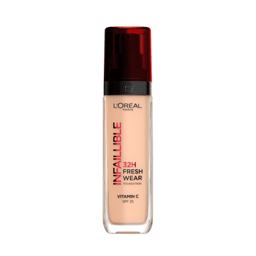 shumee L'Oréal Infaillible 32H Fresh Wear tekoči puder za obraz - odtenek 110 Cool Rose 30 ml