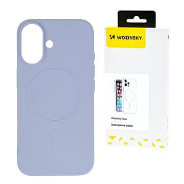 WOZINSKY Silikonski ovitek MagSafe za Samsung Galaxy S25 - vijoličen
