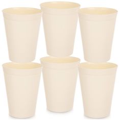 Artemis 6x Plastični potovalni kozarci za pijačo za večkratno uporabo 300 ml