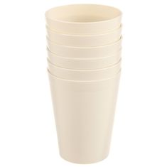 Artemis 6x Plastični potovalni kozarci za pijačo za večkratno uporabo 300 ml