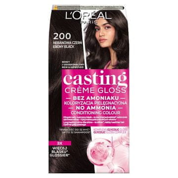 L’Oréal Barva za lase Loreal Casting Creme Gloss - 200 Ebony Black (48 ml, 72 ml, 60 ml)