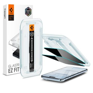 Spigen Zaščitno steklo z aplikatorjem za iPhone 17 Air Glas.TR EZ Fit – 2 kos