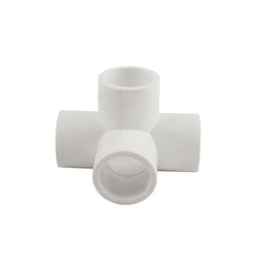 Idmar Idmar PVC kotni križni priključek 1/2" (DN15) lepljen sistem - hladna voda