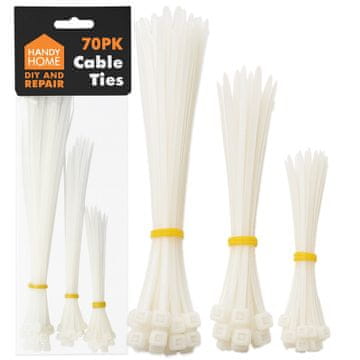 BC Strong kabelske vezice za montažo belih kabelskih vezic z zadrgami 70x