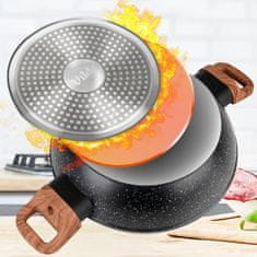 Artemis Granitna ponev s pokrovom 28 cm 3,5 l
