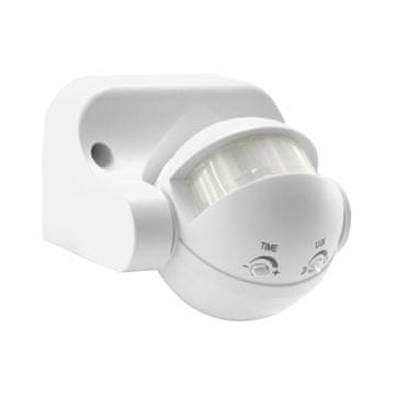 Ideus Senzor gibanja 1200W 230V 180 stopinj 12m IP44 bel AZOR PIR 03696