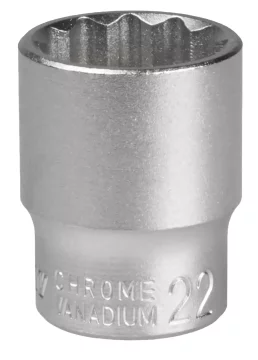 MJW 1/2" nastavki, 12-kraki, 22 mm