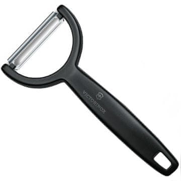 Victorinox Vodoravni lupilnik z zobčastim rezilom YPSO, dolžina 145 mm – črn