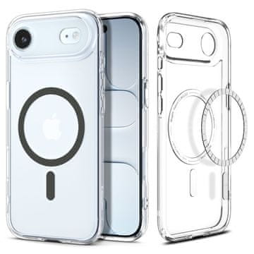 Spigen Zaščitni etui za iPhone 17 Air Ultra Hybrid MagSafe – prosojno-siv