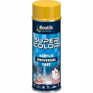 Bostik Bostik Super Color Acrylic Hitri akrilni lak v spreju Rumen 400 ml