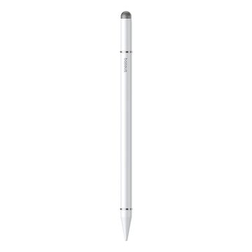 BASEUS Pasivni pisalo 3 v 1 Smooth Writing III, magnetna različica – belo