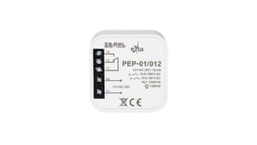 Zamel Elektromagnetni rele v škatli 12VAC/DC 10A PEP-01/012 EXT10000258
