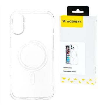 WOZINSKY Ultra prozoren ovitek MagSafe za Samsung Galaxy S24 FE - prozoren