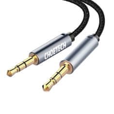 Choetech AUX avdio kabel za zvočnik, 2x mini jack 3,5 mm (moški), 1,2 m – črn