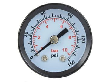 MANOMETER ZA KOMPRESOR 40 MM 1/8 PALCEV 10 BAROV PNEVMATSKI MERILO