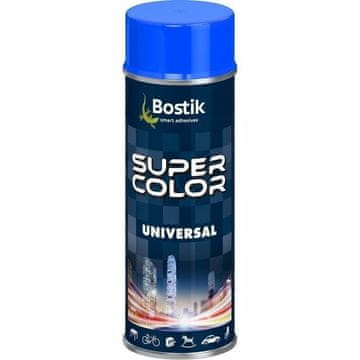 Bostik Bostik Super Color Univerzalna barva v spreju modra mat 400 ml