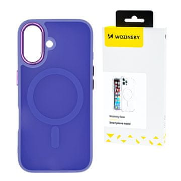 WOZINSKY Obloga za hrbtno stran za Samsung Galaxy S25 Fashion Case MagSafe – vijolična