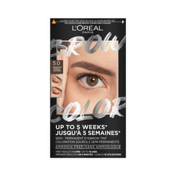 L’Oréal Loreal Brow Color komplet za barvanje obrvi - 5.0 Brunette