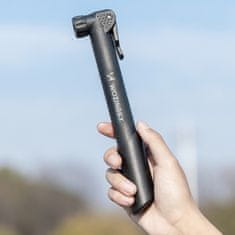 WOZINSKY Kompaktna ročna kolesarska tlačilka 80 psi 5,5 bar - črna